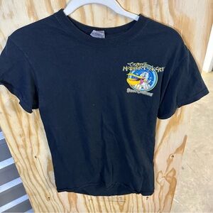 Black Graphic Short Sleeve Tee‎